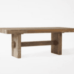 Rustic Emmerson Dining Table and Benches – Reclaimed Wood by West Elm